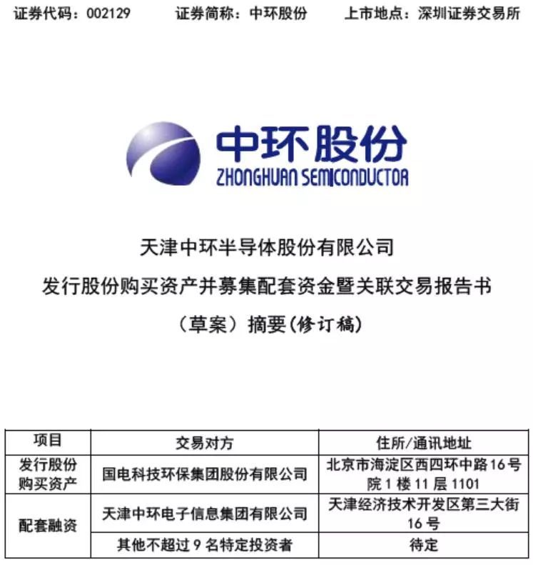 中环股份重组最新动态更新，最新消息汇总